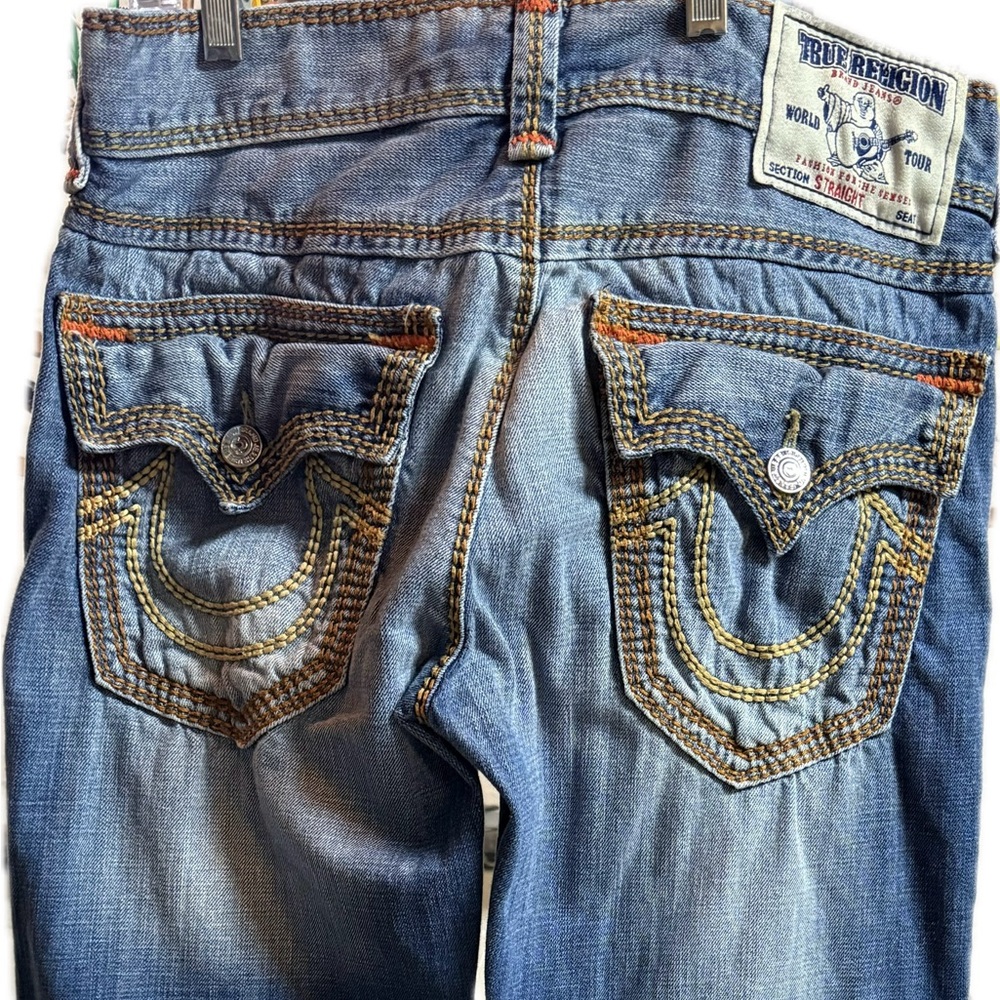 Stylish Blue True Religion Jeans for Men